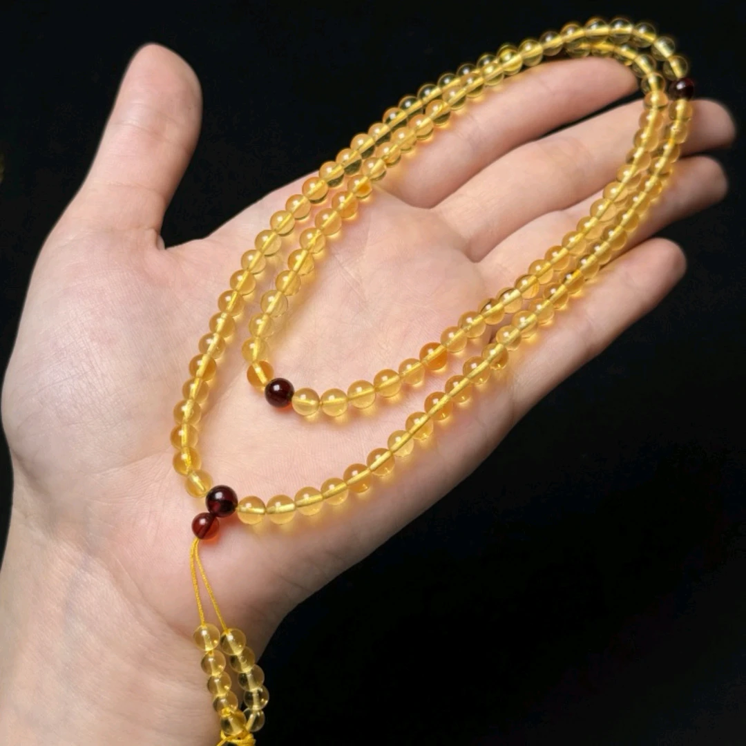 【普陀山欢喜】 琥珀多圈手串（发货多样性一件）S40656