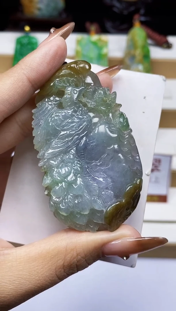 颈饰未镶嵌翡翠翡翠A货