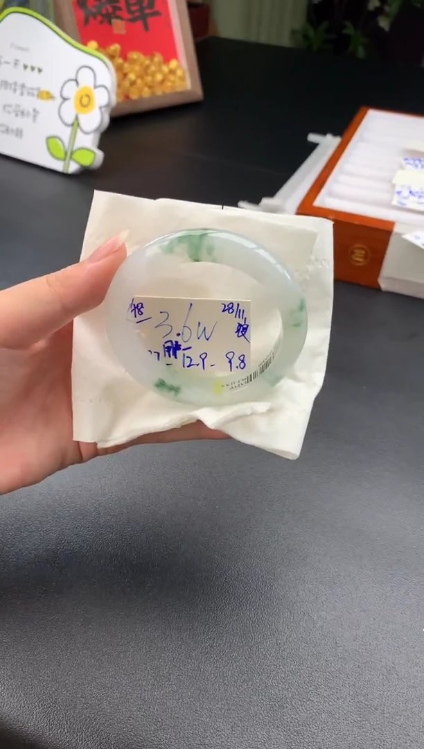 未镶嵌手镯翡翠用****7翡翠手镯 下单联系小耳机#148分单
