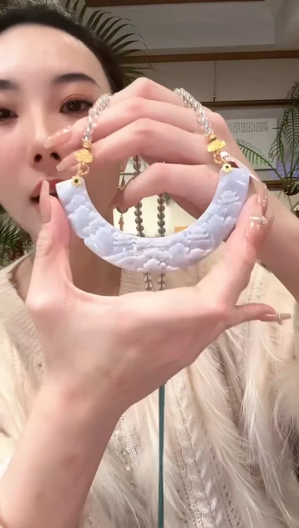 【闪购商品】翡翠颈饰未镶嵌国风