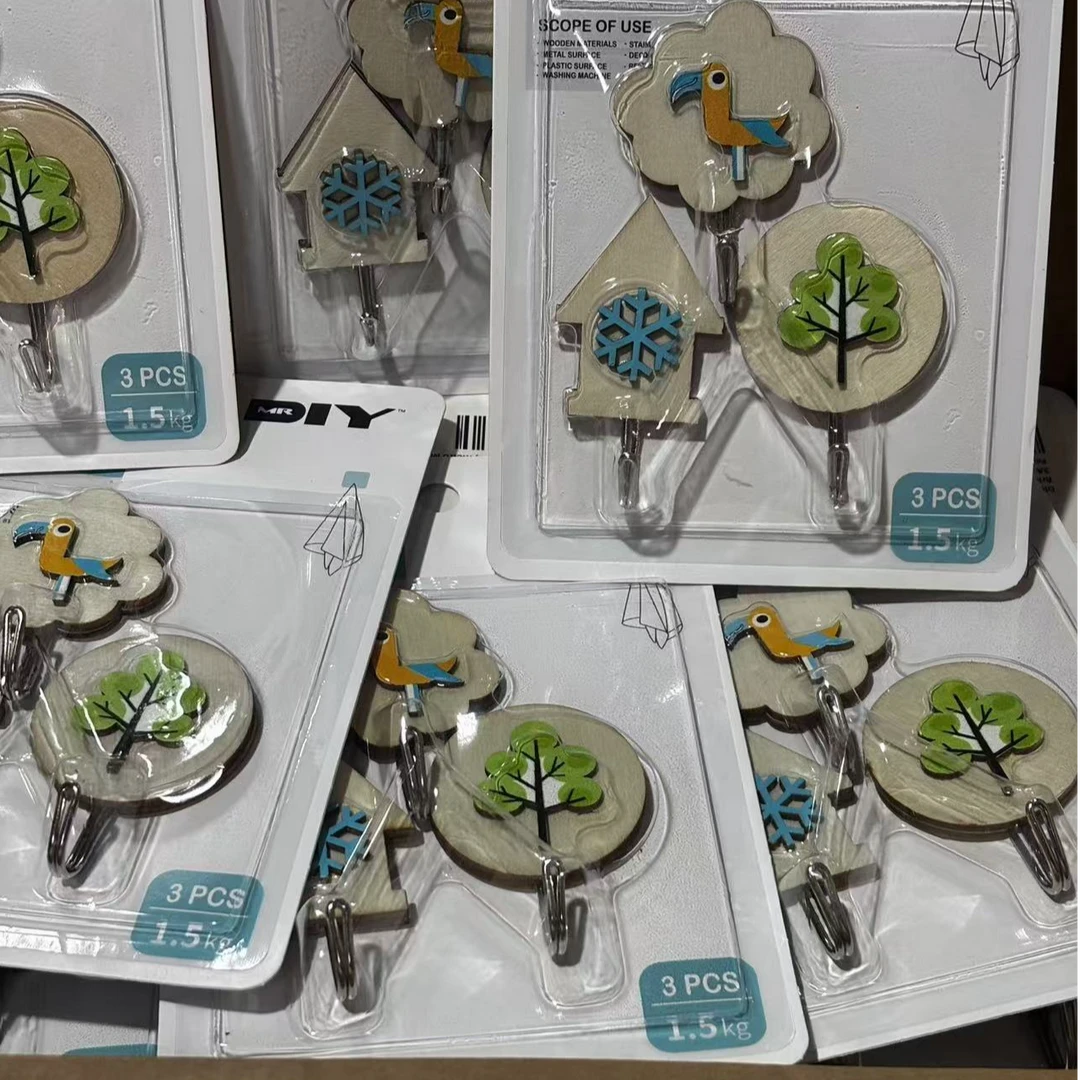 高货  木质挂钩/粘钩（颜色款式不挑不选）