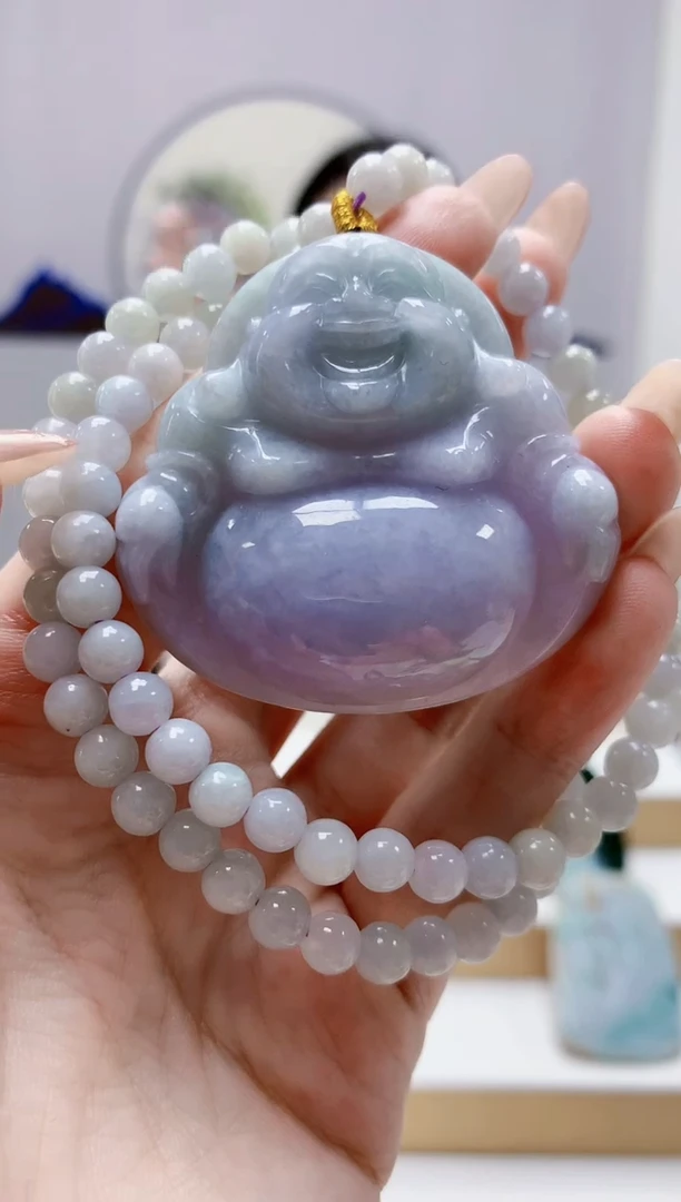 未镶嵌定制翡翠4812jw-毛货挂件41赠珠链