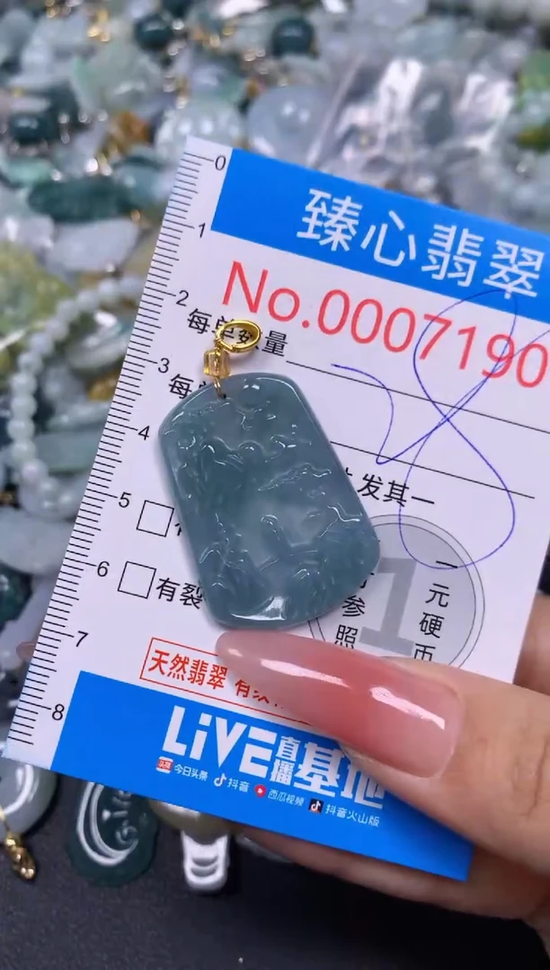 【闪购商品】翡翠颈饰未镶嵌含绳0007190