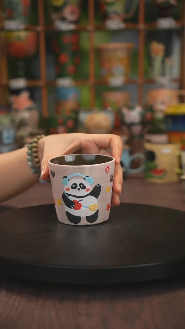紫砂油画手绘釉下彩