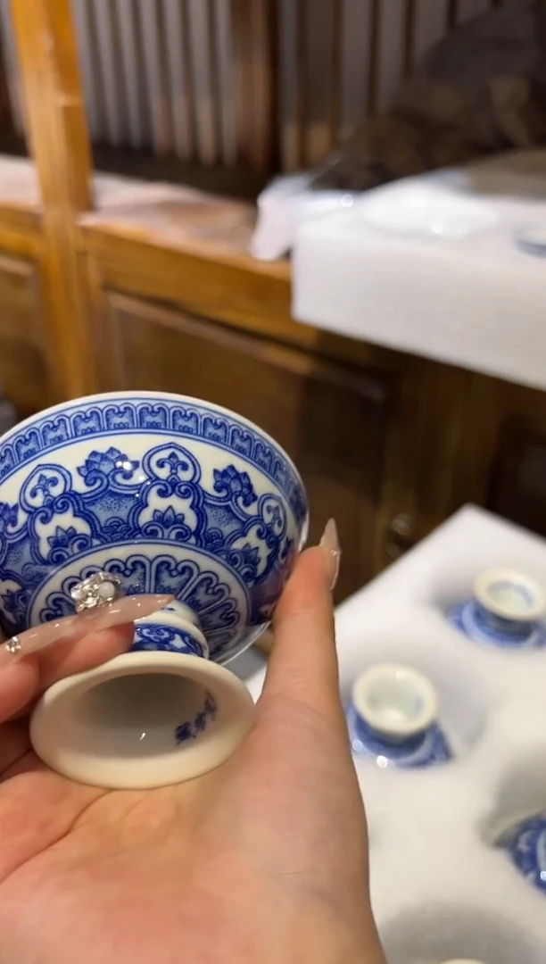 瓷片景德镇瓷器茶器茶杯