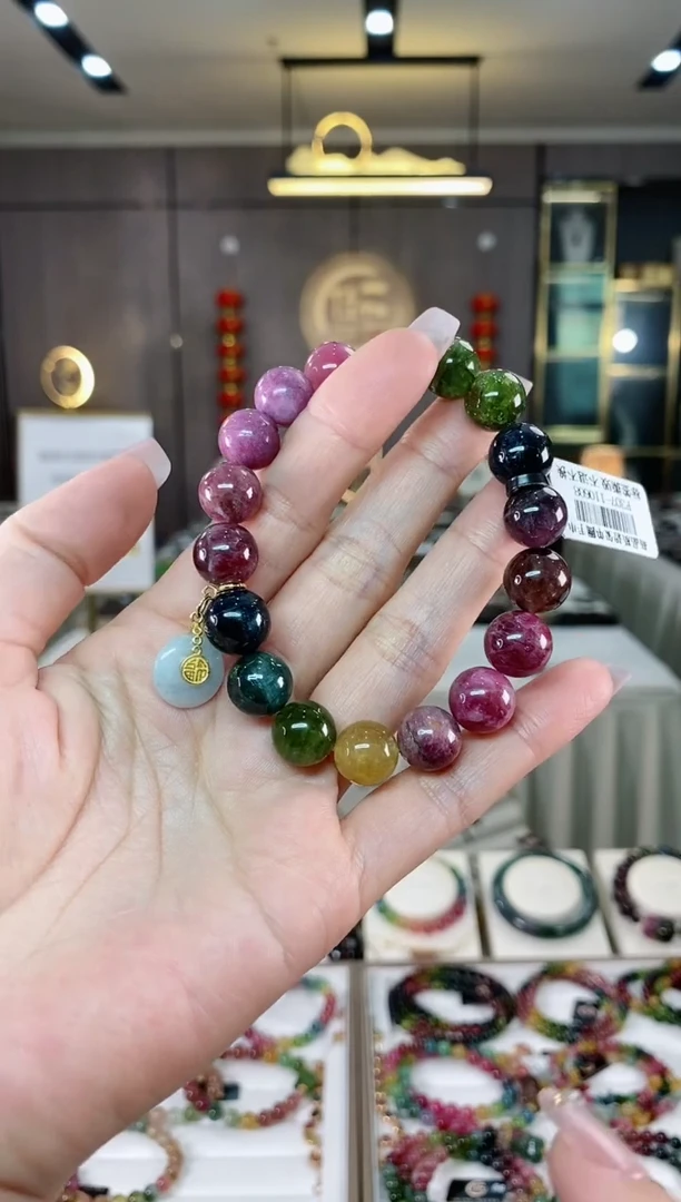 【闪购商品】碧玺单圈手串11mm+未镶嵌（多样性发一条 ) hon