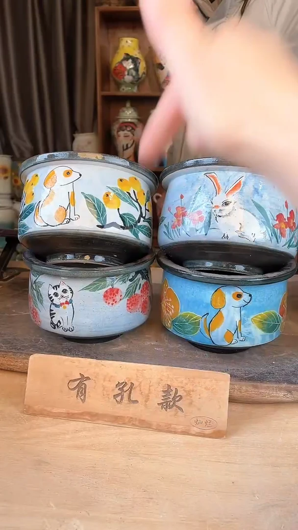 【闪购商品】摆件22-57口16高11    四个