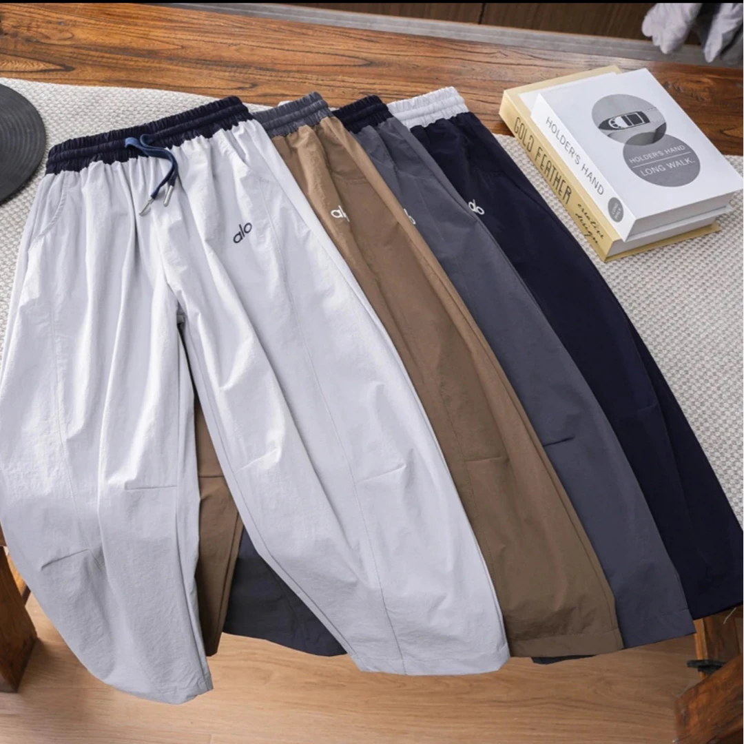 【纯棉】男女童夏季韩版撞色拼接户外休闲长裤中大童速干长裤