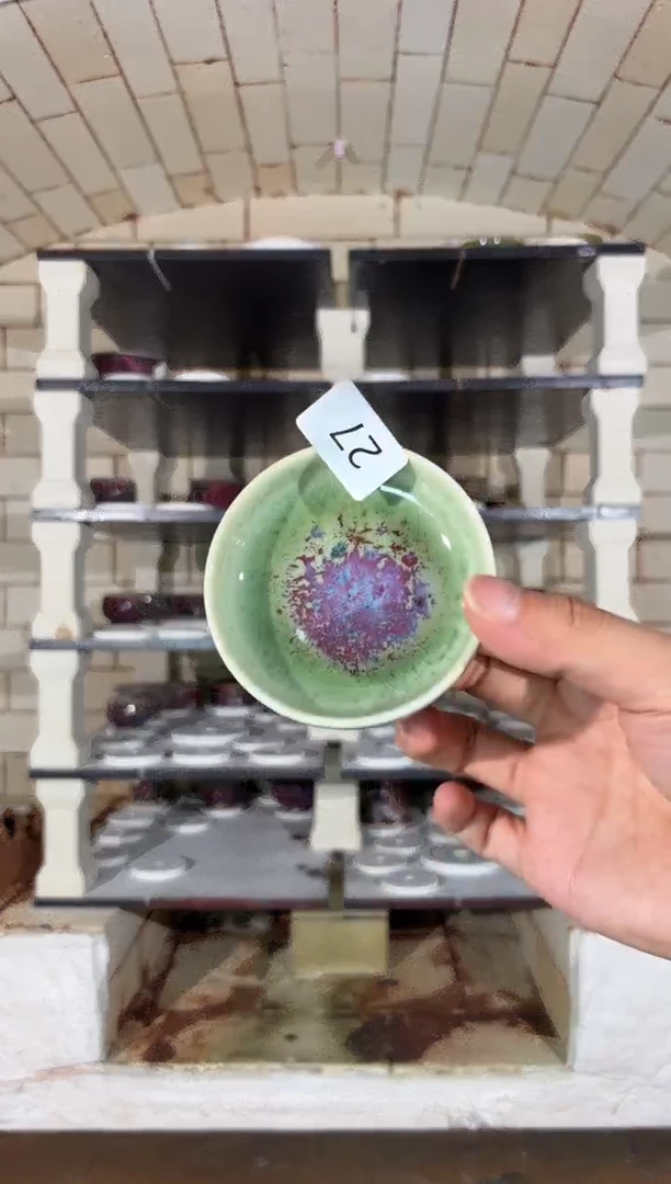 摆件精品窑变钧瓷茶器