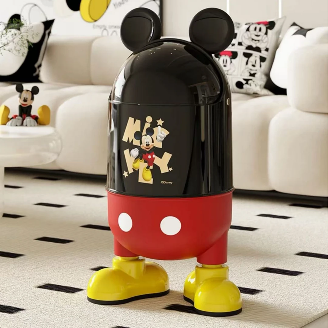 卡通垃圾桶家用客厅高颜值浴室厕所带盖卧室可爱创意 "