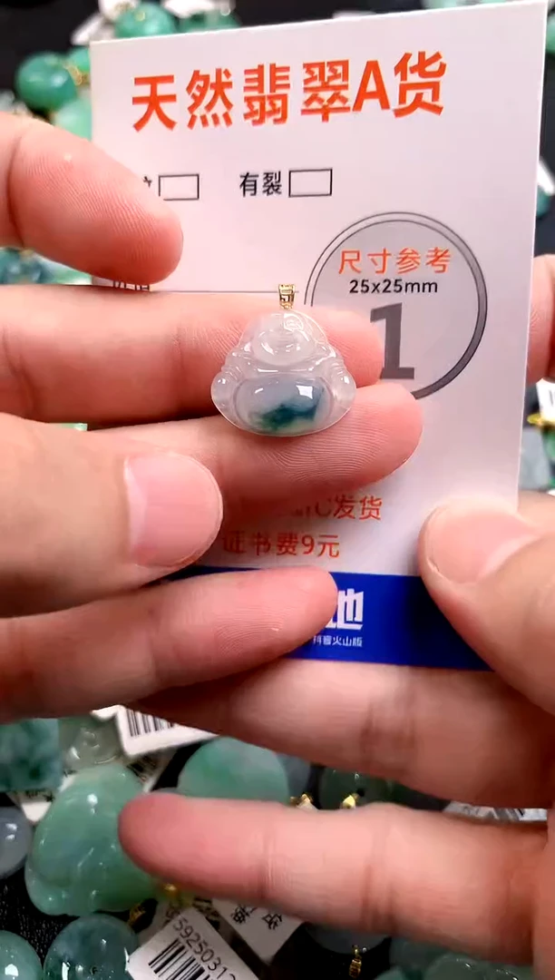 颈饰18K金镶嵌翡翠25101026