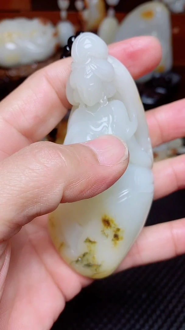 未镶嵌和田玉挂件盛**年1