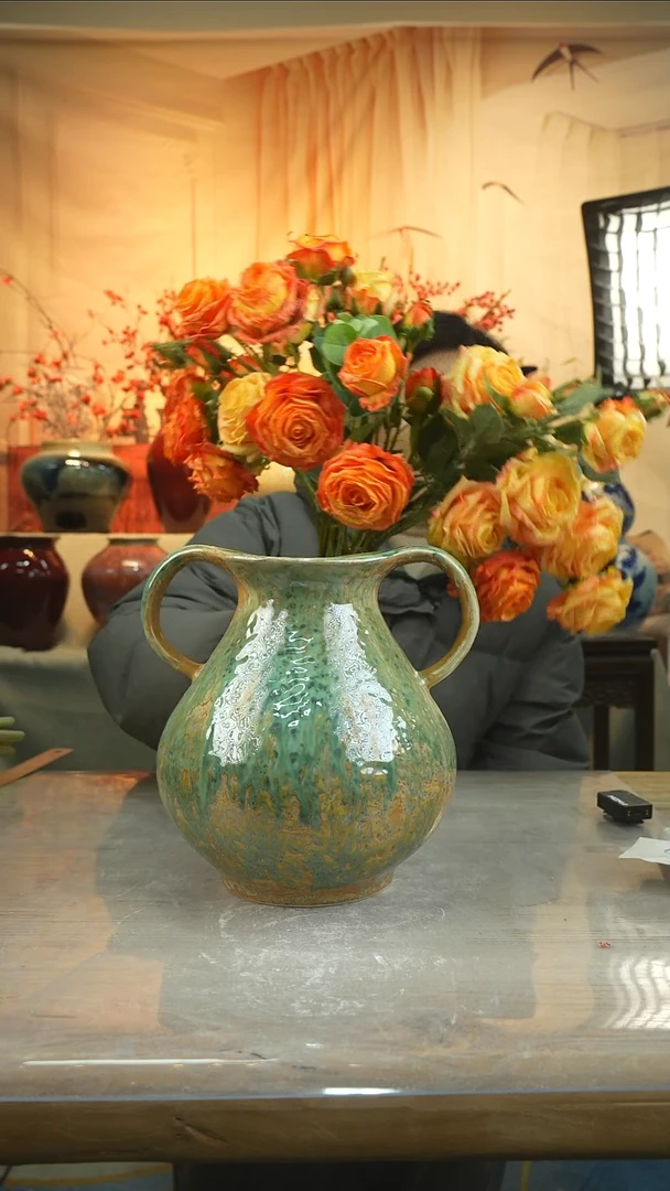 高24口13高温陶瓷花器