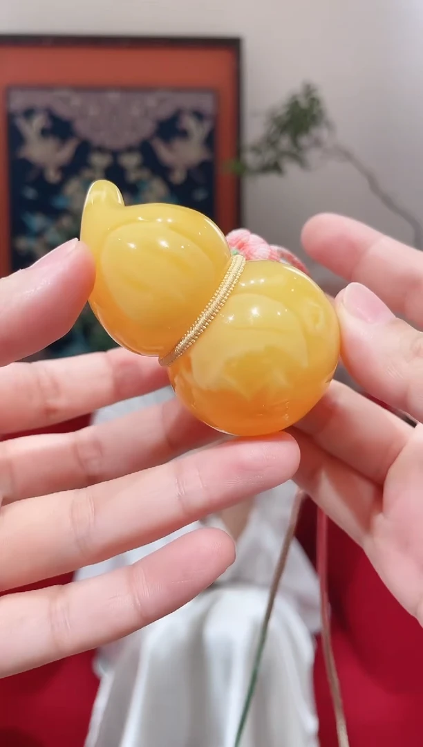 蜜蜡颈饰未镶嵌蜜蜡