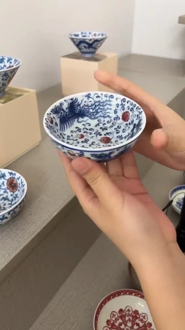 景德镇高温瓷龙凤普洱