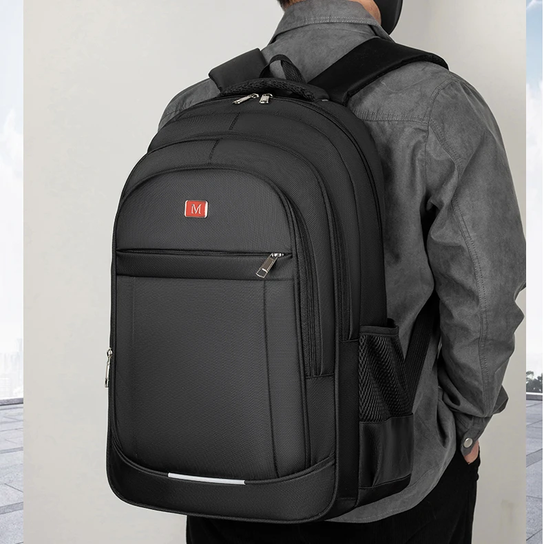 SCC大尺寸双肩包户外旅行背包学生书包商务通勤电脑双肩包多功能