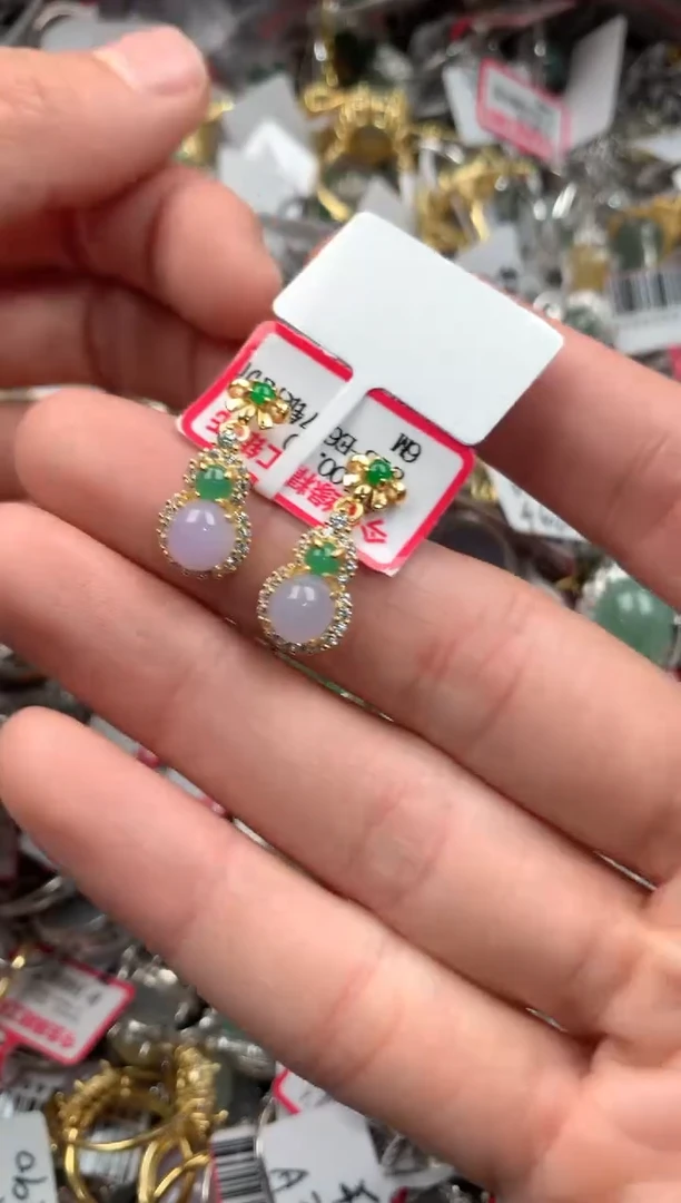 银S925镶嵌戒指翡翠333----5