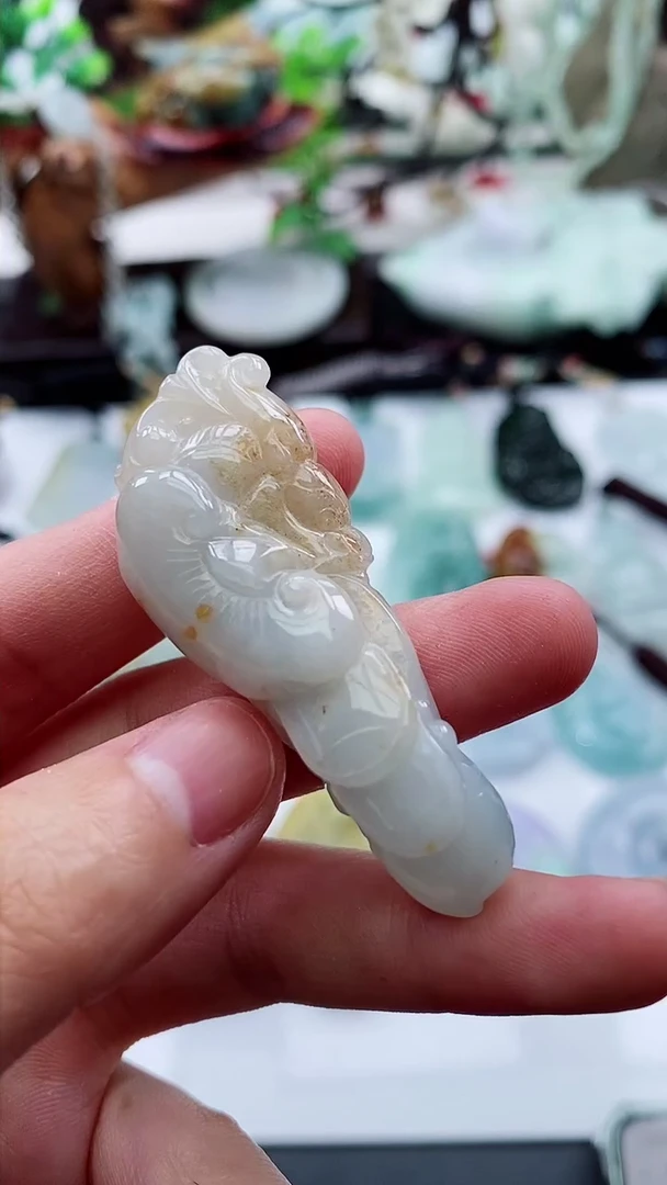 颈饰未镶嵌翡翠天然缅甸A货翡翠