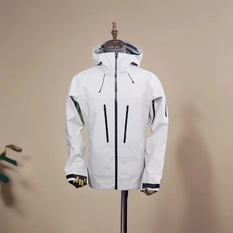 硬壳全压胶户外冲锋衣防水防风运动男款女款冬季连帽情侣休闲