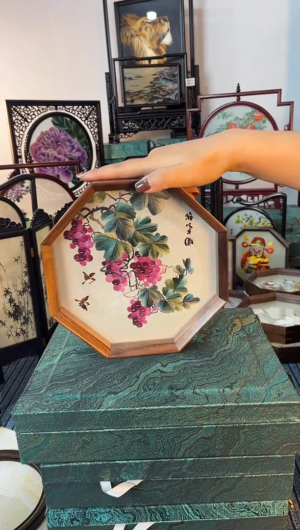 刺绣纯手工苏绣双面绣绣布