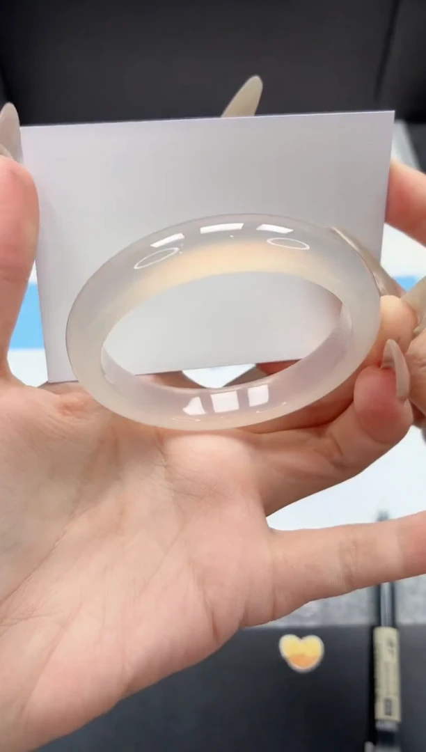 石英质玉手镯未镶嵌204/荔枝54.3