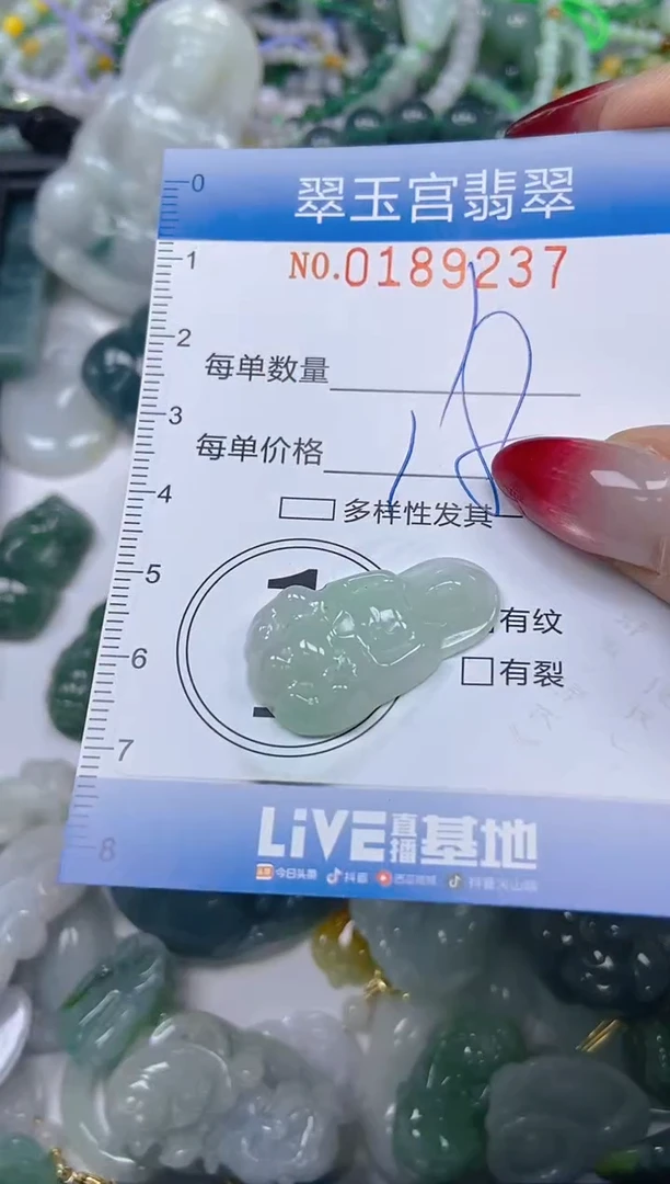 翡翠未镶嵌颈饰闪购0189237