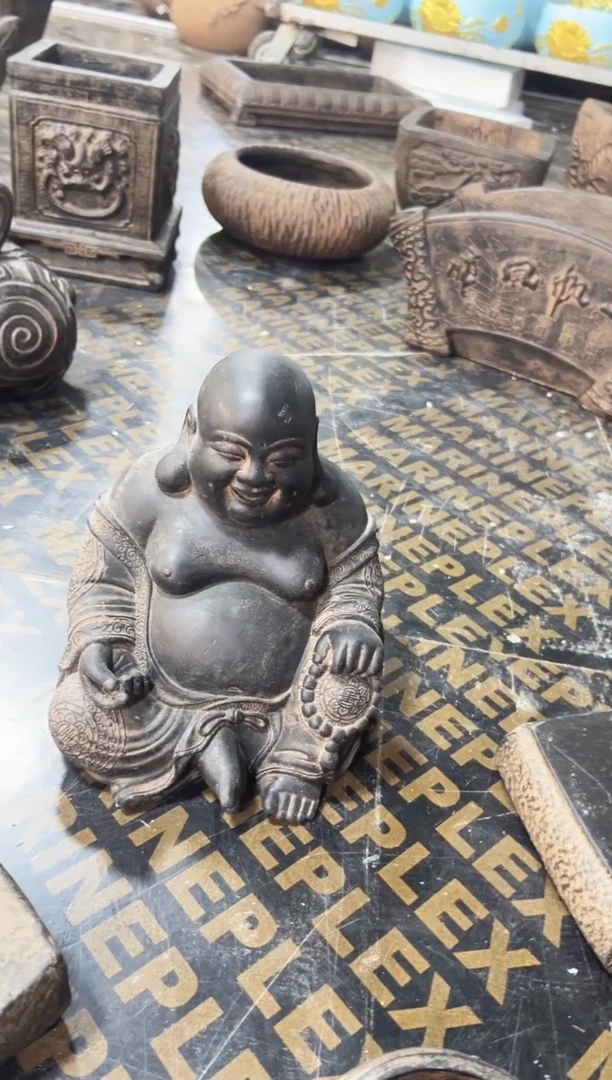 陶土【火山泥】大肚佛