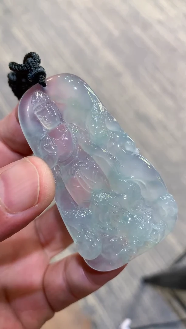 颈饰未镶嵌翡翠天然A货翡翠