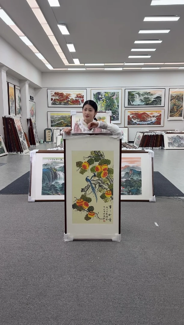 国画手绘 125*65 事事如意