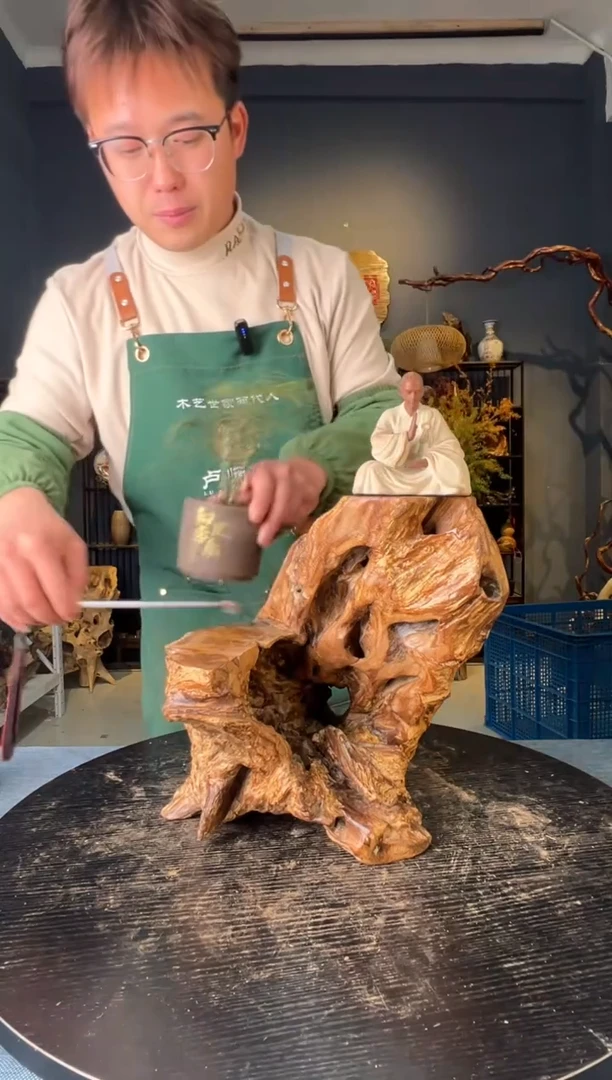 【闪购商品】木卢师傅根艺作品(不包含人物摆件）