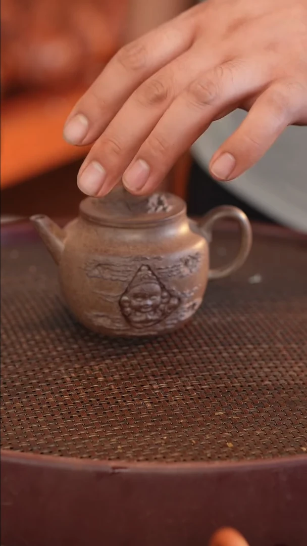茶壶紫砂原矿手工制作宽口