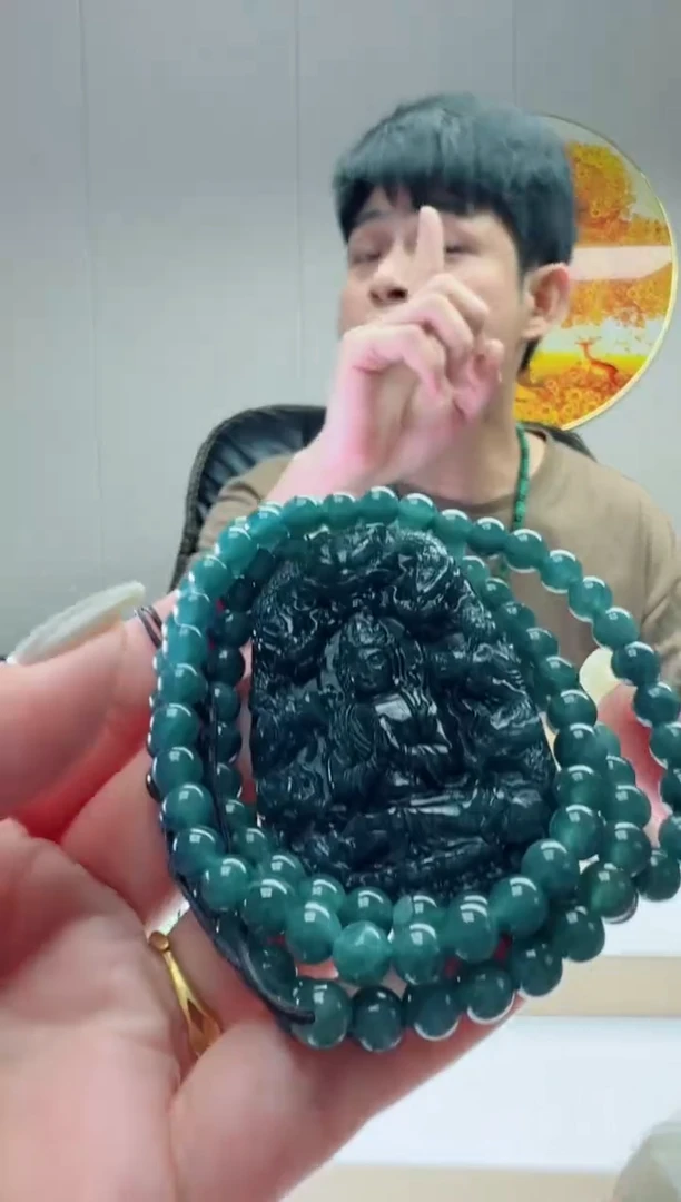 翡翠未镶嵌颈饰多样性随机发其一