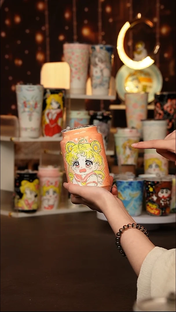 （玉泥）景德镇手工手绘文创陶瓷杯