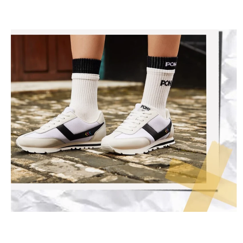 PONY女士低帮运动时尚休闲鞋时尚透气情侣潮流夏季复古13W1SO03