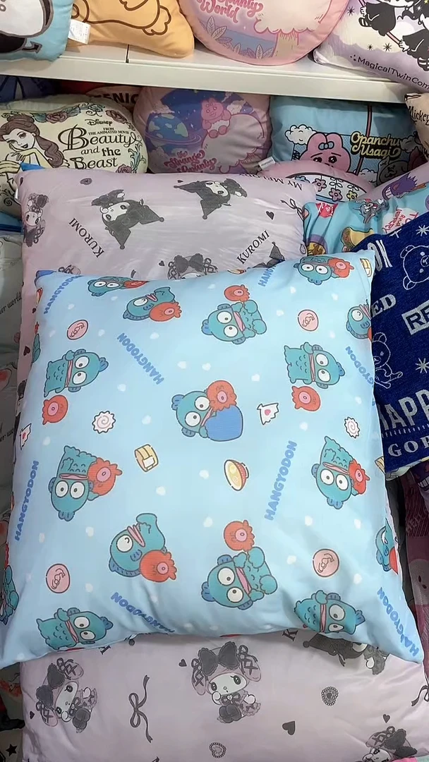 55*59cm丑鱼冷感靠枕