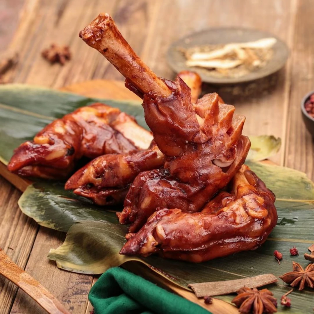（子扬清真美食）酱香全熟花羊蹄 十成熟 酱香口味 鲜香四溢