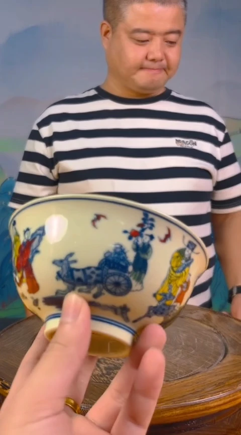 摆件景德镇陶瓷青花摆件34