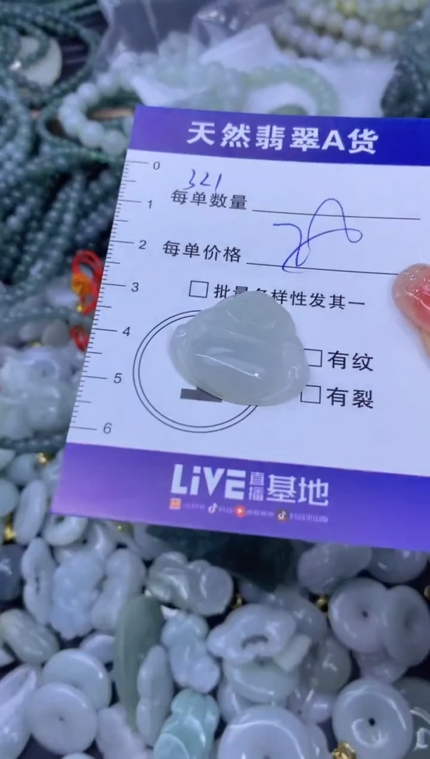 颈饰未镶嵌翡翠天然翡翠A货批量多样性发一件