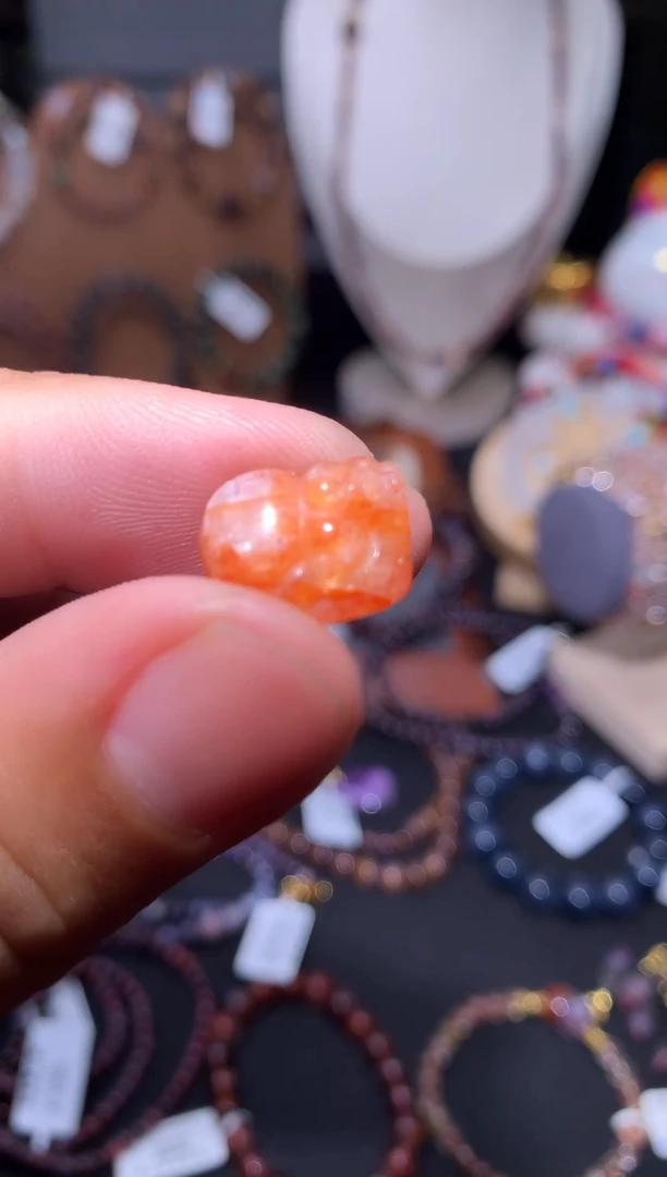 未镶嵌珠宝半成品水晶胶花貔貅单颗