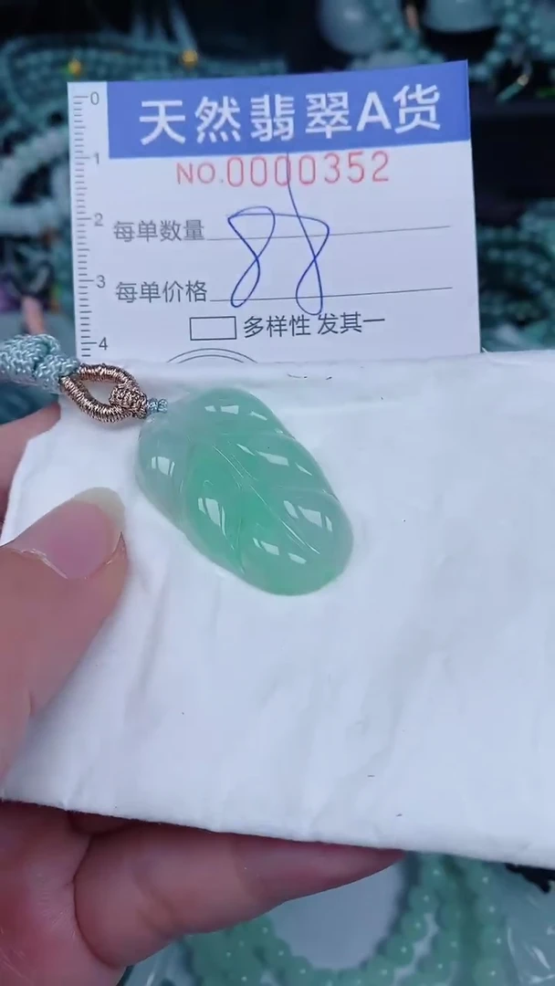 翡翠未镶嵌颈饰00000352