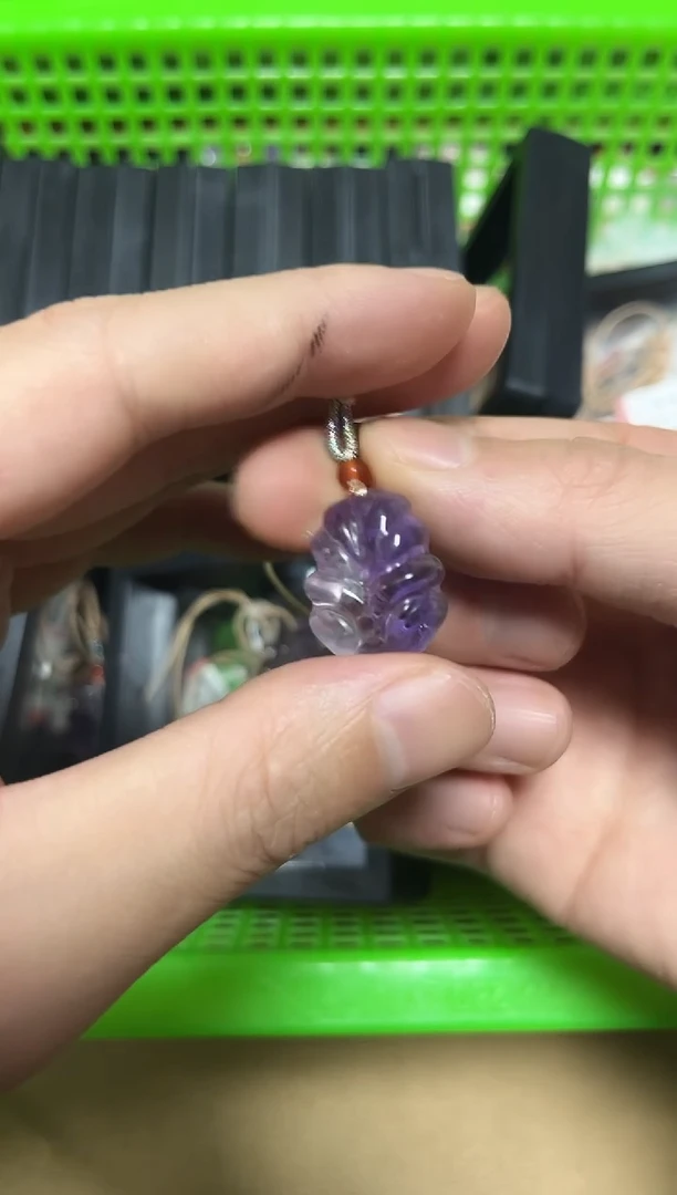 未镶嵌手链水晶21-15紫水晶九尾项链