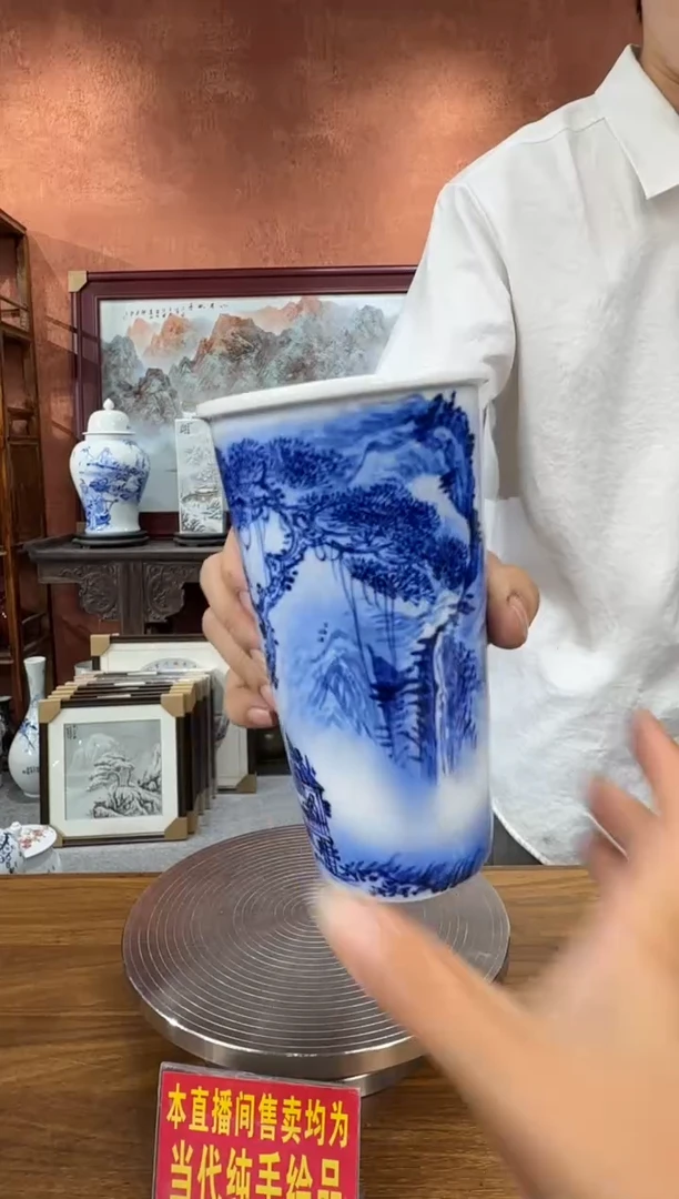 吴义松陶盟手工手绘陶瓷编码：