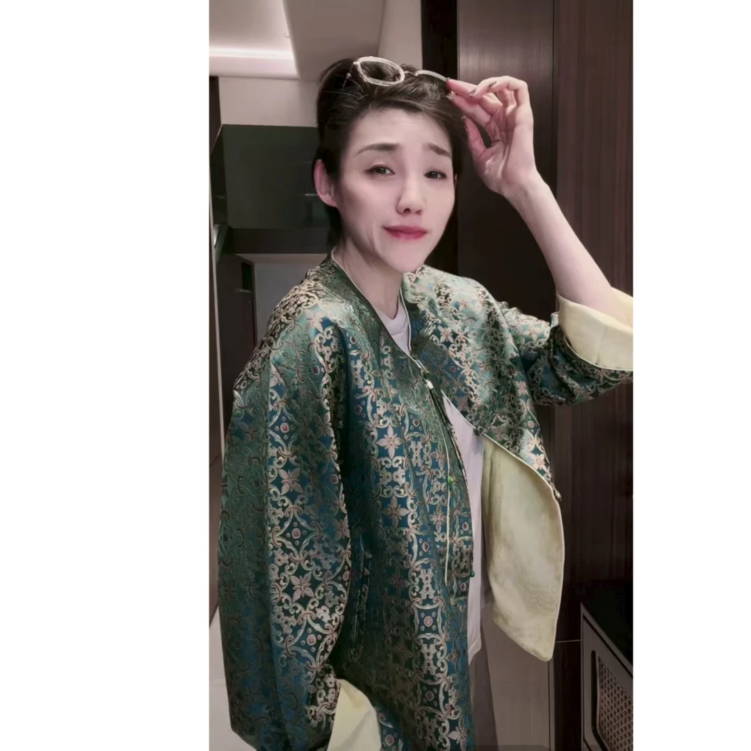38姆米 新中式宋锦外套 WT1047