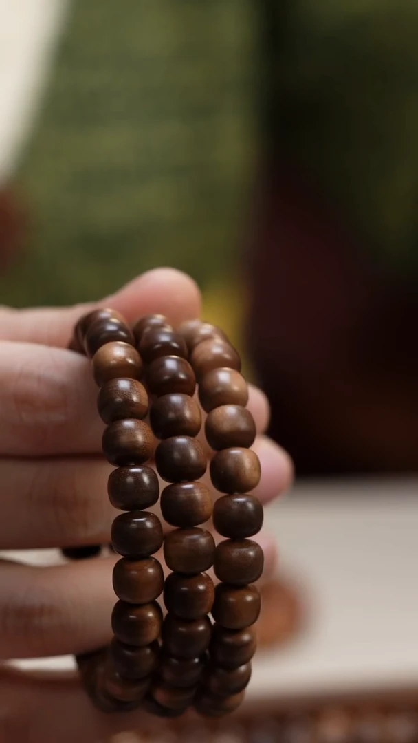 檀香木手串/手链老山檀香8*9老型多样式发其一钢印料