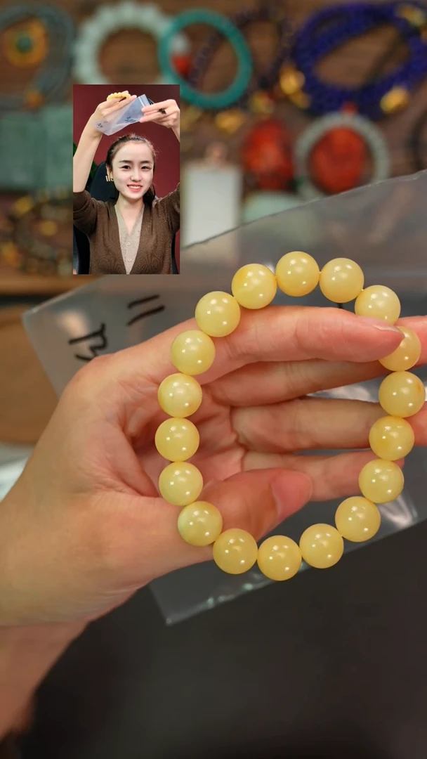 手串蜜蜡未镶嵌简**约遇见匠心品质回血