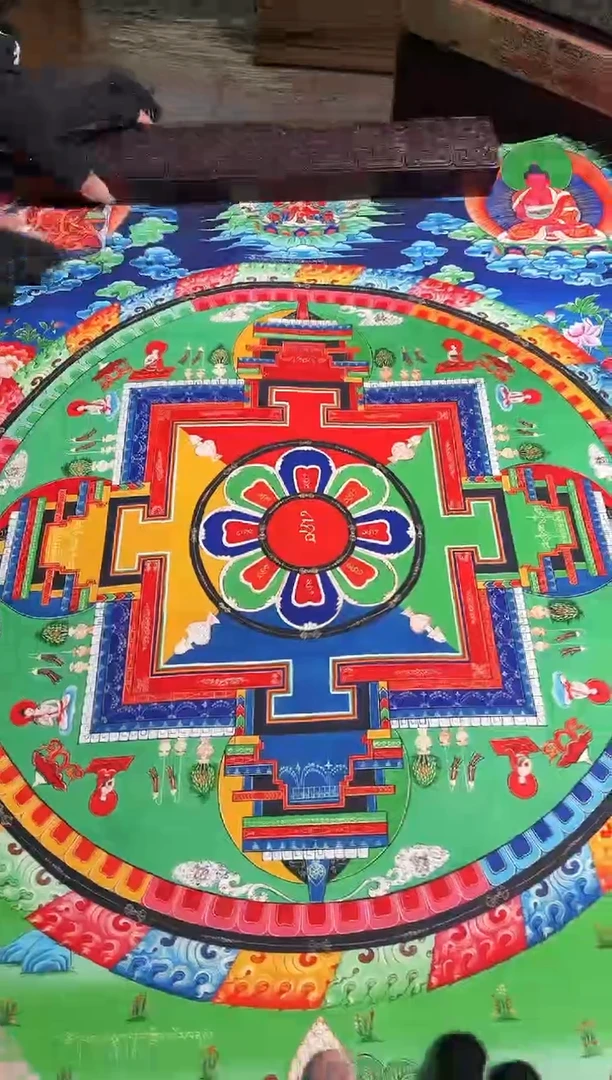 卷轴画路路的唐卡tk160