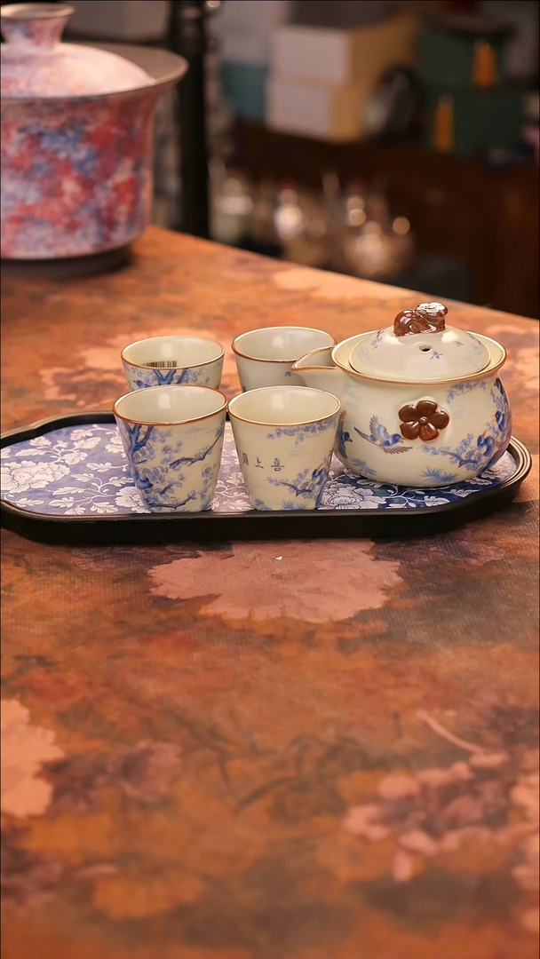 【闪购商品】陶瓷茶具（无礼盒无茶盘）@@A11507