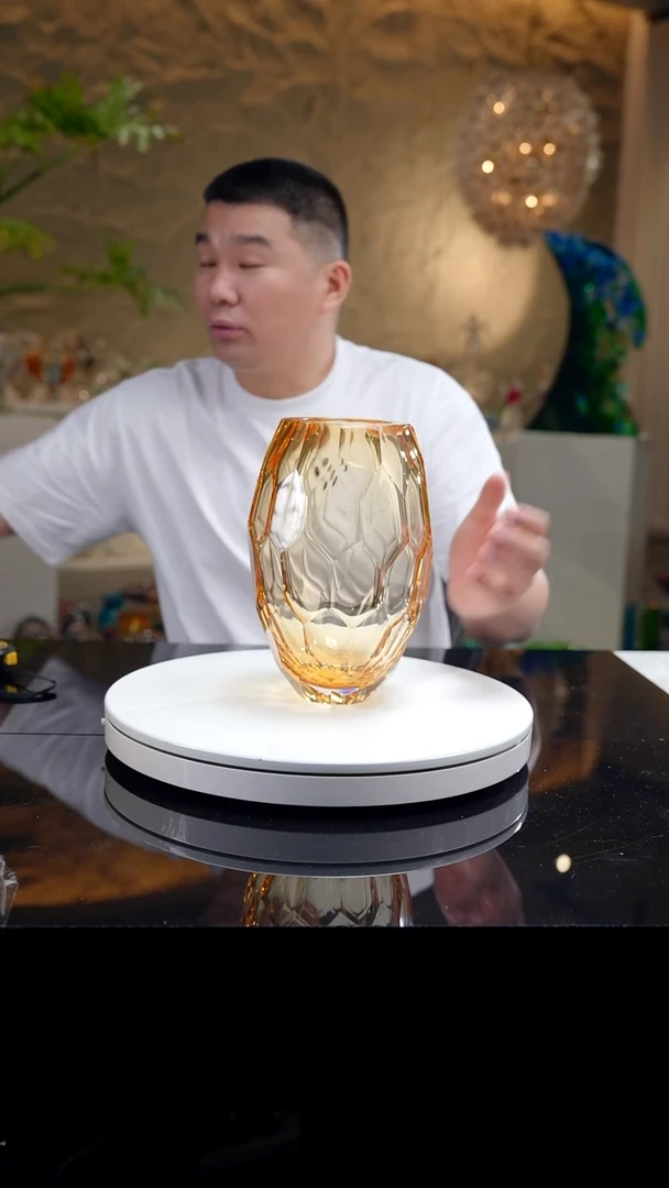 琉璃琥珀色设计款花器