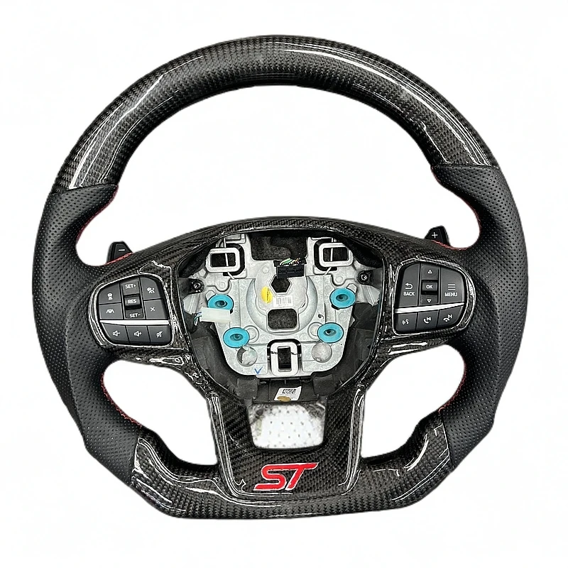 探险者可定制碳纤维纳帕皮方向盘原车盘置换