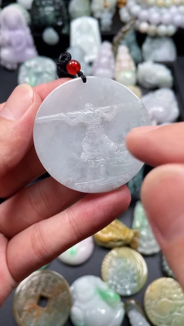 翡翠未镶嵌颈饰天然翡翠a货